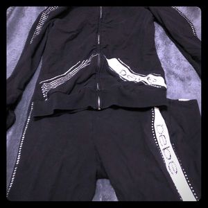 bebe sport jogging suits